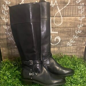 New Michael Kors Women’s Black Preston Boots